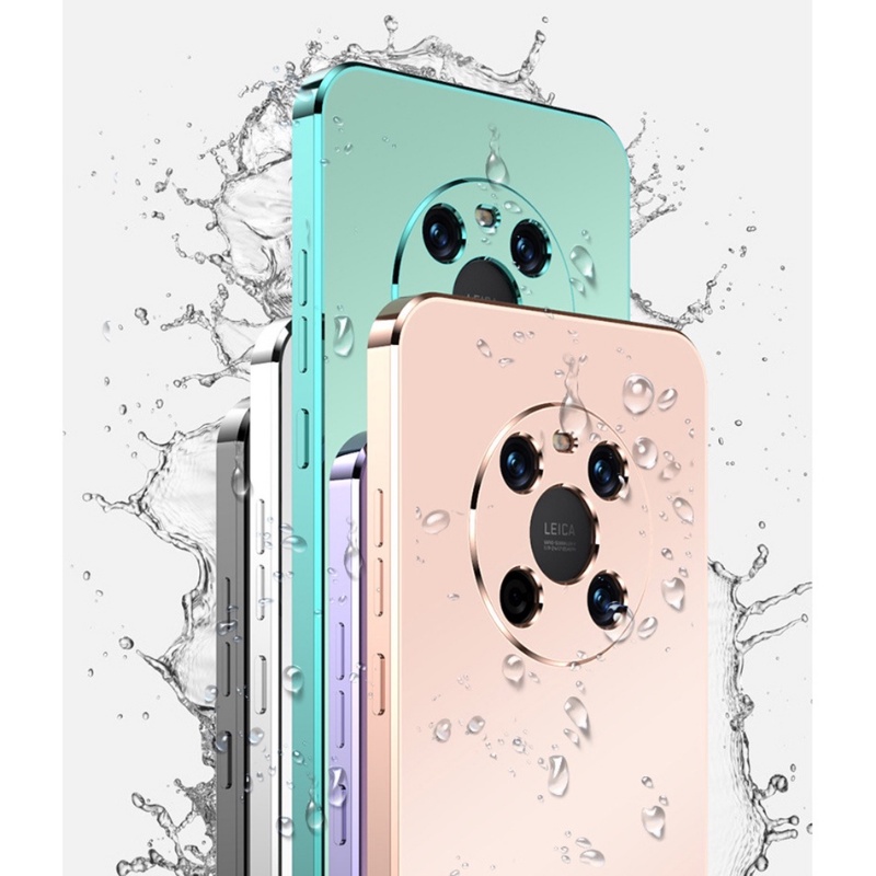 Casing Handphone Matt Shockproof Mewah Huawei Mate 40 Pro Warna Murni Frosted Galvanis Transparan Casing Handphone Silikon