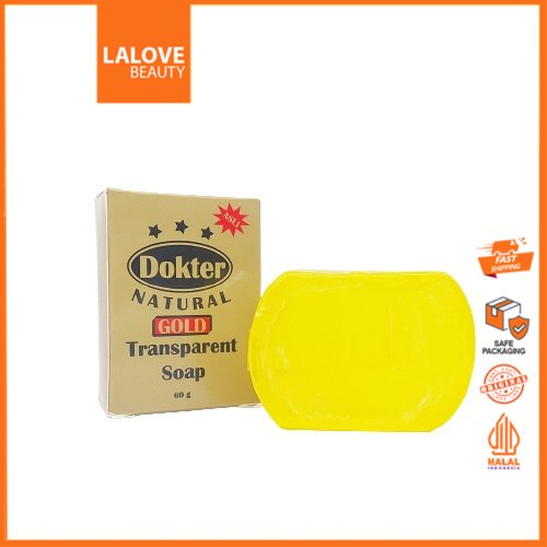 Sabun Dokter Natural Gold Original Bpom//Sabun Dr Gold Natural Transparant Soap