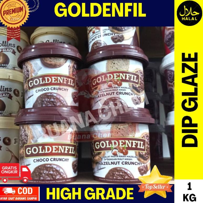 

Gratis Goldenfil Dark Choco Crunchy 1kg / Selai Coklat Matcha Tiramisu Hazelnut Cheese .,,.,.,