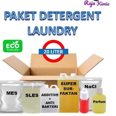➻ Paket Detergen Laundry / Bahan Baku Detergent Laundry "Raja Kimia" Ω