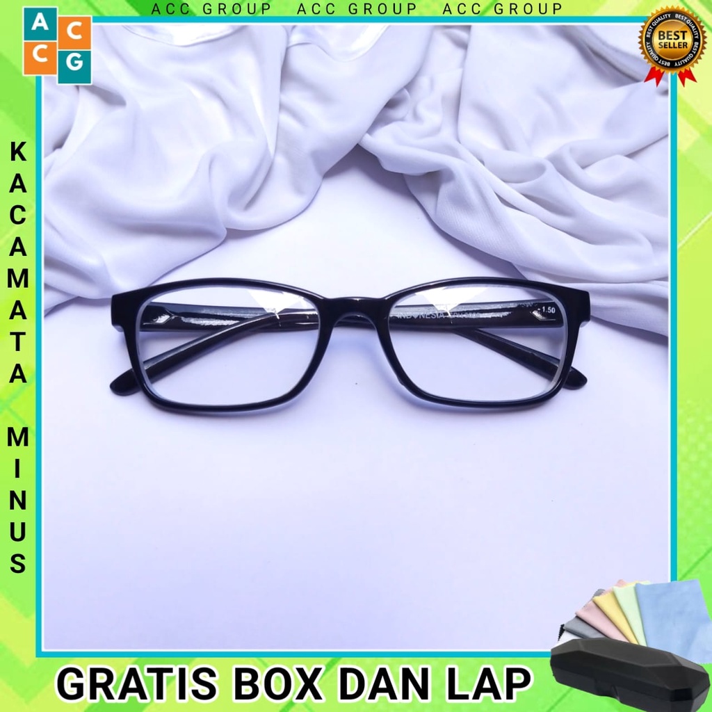 OPTIK KACAMATA MINUS MODEL KOTAK FASHION WANITA TRENDY MASA KINI