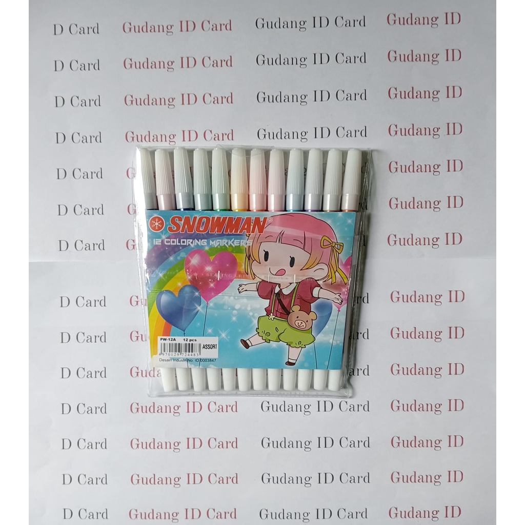 

Spidol Snowman Isi 12 Warna