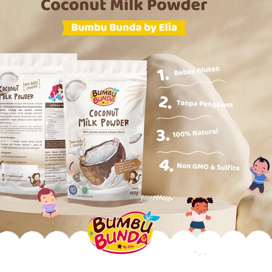 

✨Terbaru✨ Bumbu Bunda by Elia Organic Coconut Milk Powder Santan Bubuk Organik 100% Kelapa Murni Non Pengawet Gluten Free Sumber Serat murah
