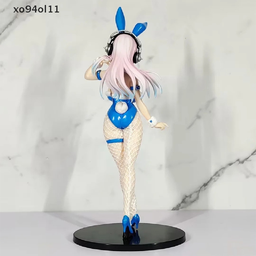 Xo Bicute Bunnies Figure SUPER SONICO Blue Rabbit Ver Anime PVC Action Figure Mainan OL