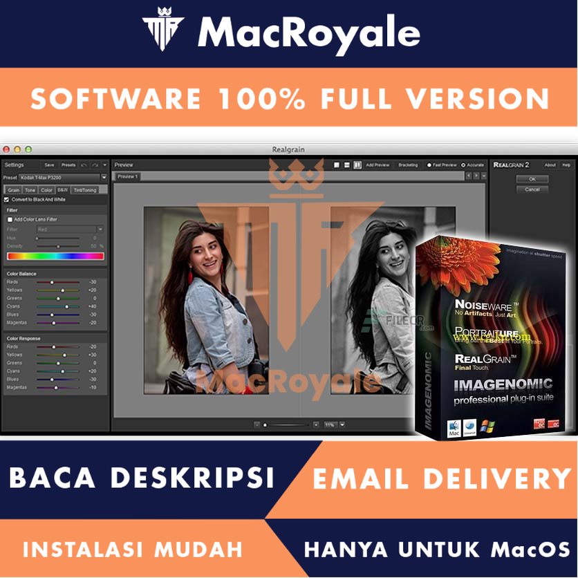 [MacOS] Imagenomic Realgrain for Photoshop Full Version Lifetime Full Garansi