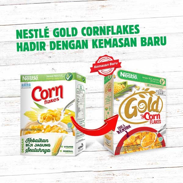 

Nestle Gold Corn Flakes Sarapan Sereal Jagung 275G X 2Pcs 090