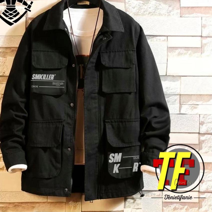 ♪ TF Store Original Sm killer Jaket Semi Parka Kanvas Big Size XXL ☛