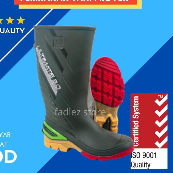 ⅍ Sepatu Boot Kebun Spatu AP Boots Perkebunan Boat Karet Bot AP Original But Pria Ultimate Bots ✯