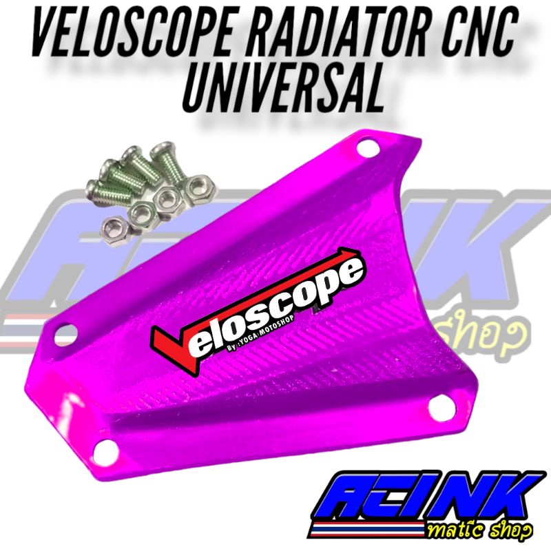 Scop airscop veloscope kecil cover radiator vario pcx adv nmax aerox lexi almunium bonus baut