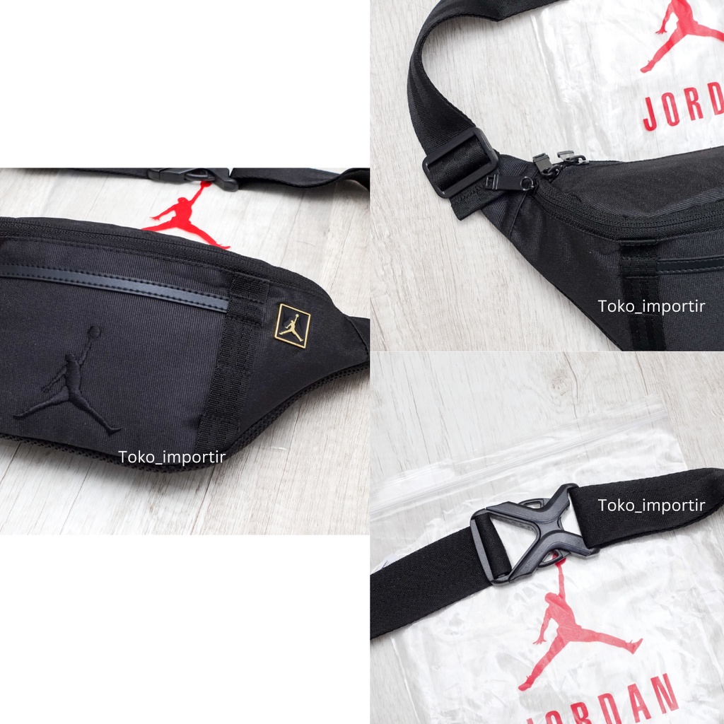 Waistbag Air Jord4n Burst Crack Tas Pinggang Pria Mirror Original