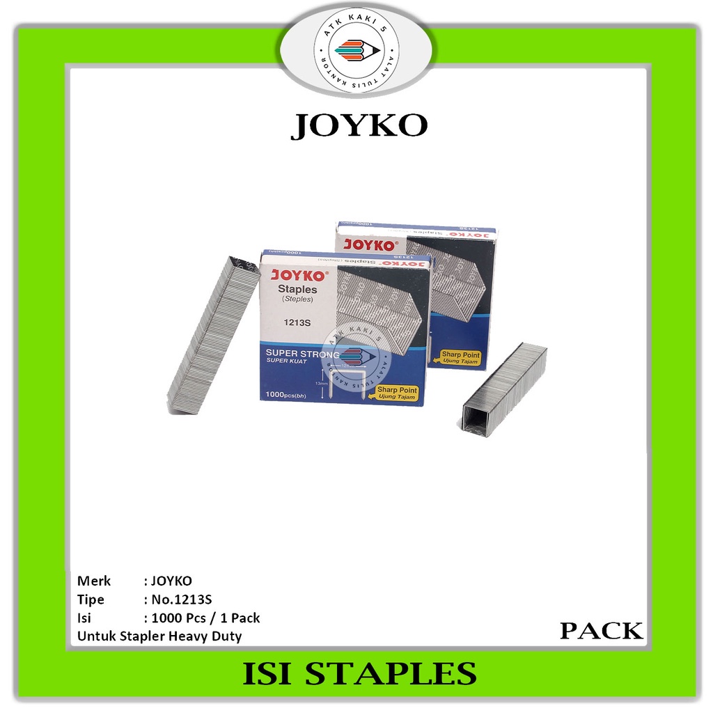 

JOYKO - Isi Staples No.1213S - Pack