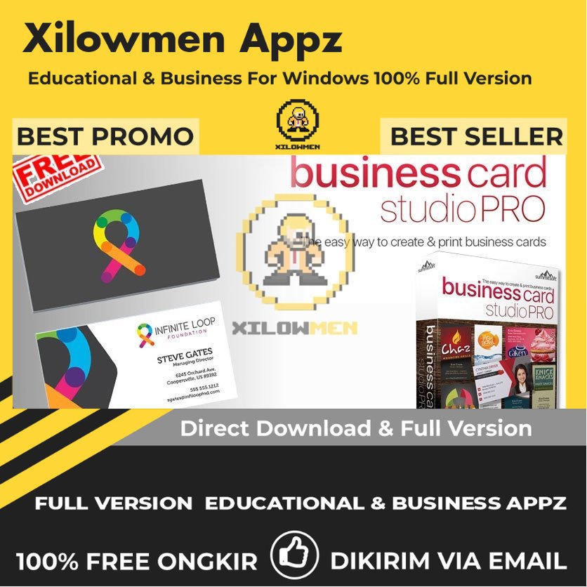 [Full Version] Summitsoft Business Card Studio Pro Design Graphics Lifetime Win OS