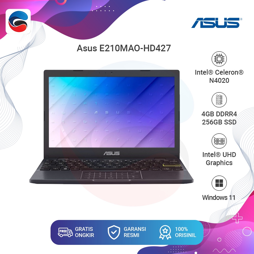 ASUS Laptop E210MAO-HD427 / Intel Celeron N4020 / 4GB / 256GB / WIN 11