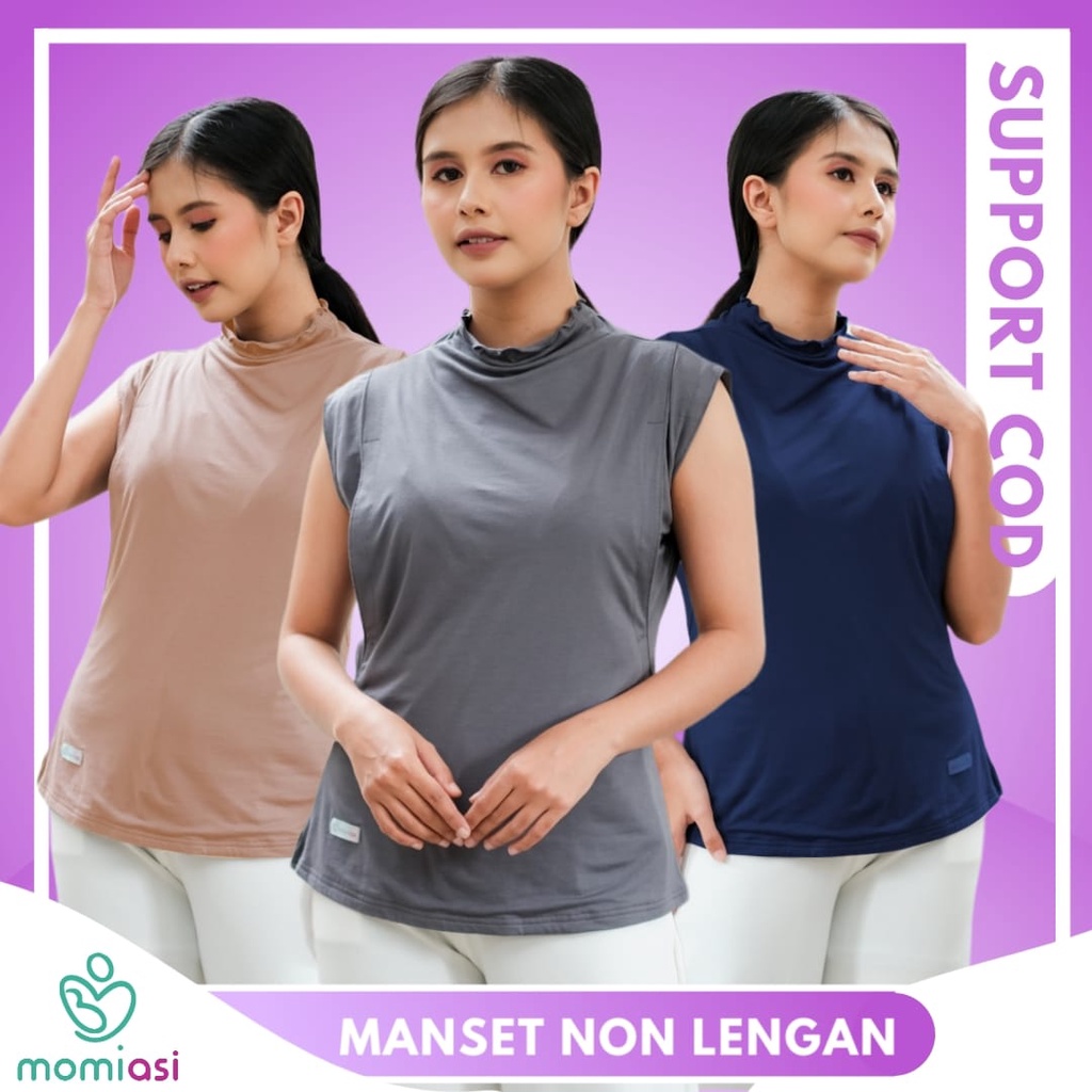 Manset Ibu Meyusui Busui Tanpa Non Lengan Premium by Momiasi