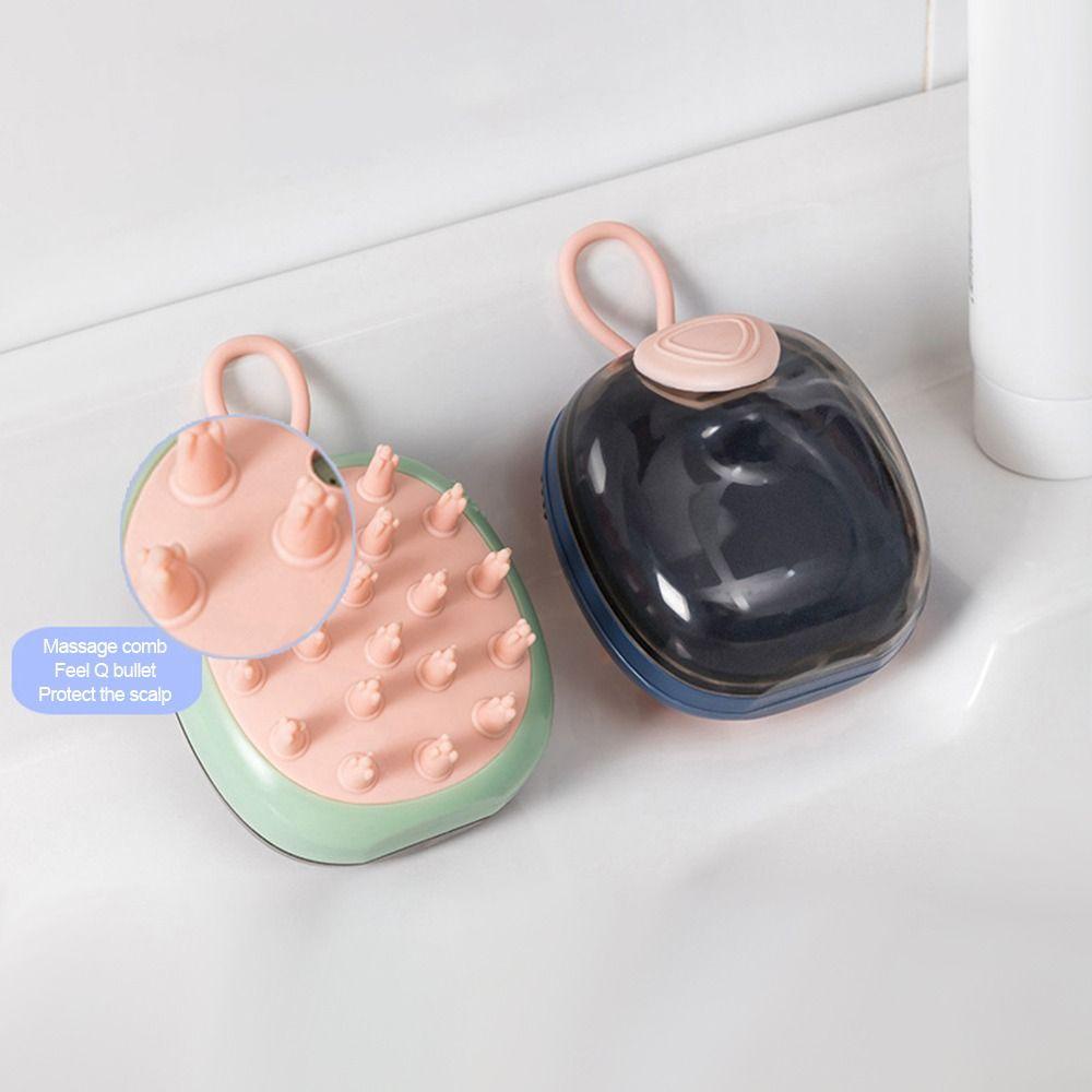 Populer Body Scrubber Shower Cleaning Melancarkan Pertumbuhan Rambut Grooming Sisir Perawatan Kulit Kepala Aksesoris Kamar Mandi Kepala Tubuh Pijat Pembersih Kulit