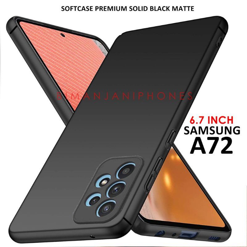 CASE COVER CASE SAMSUNG A32 A52 A72 A22 A31 M51 A51 M11 A21S PREMIUM MATTE CASE ANTI GLARE BLACK DOFF by ta