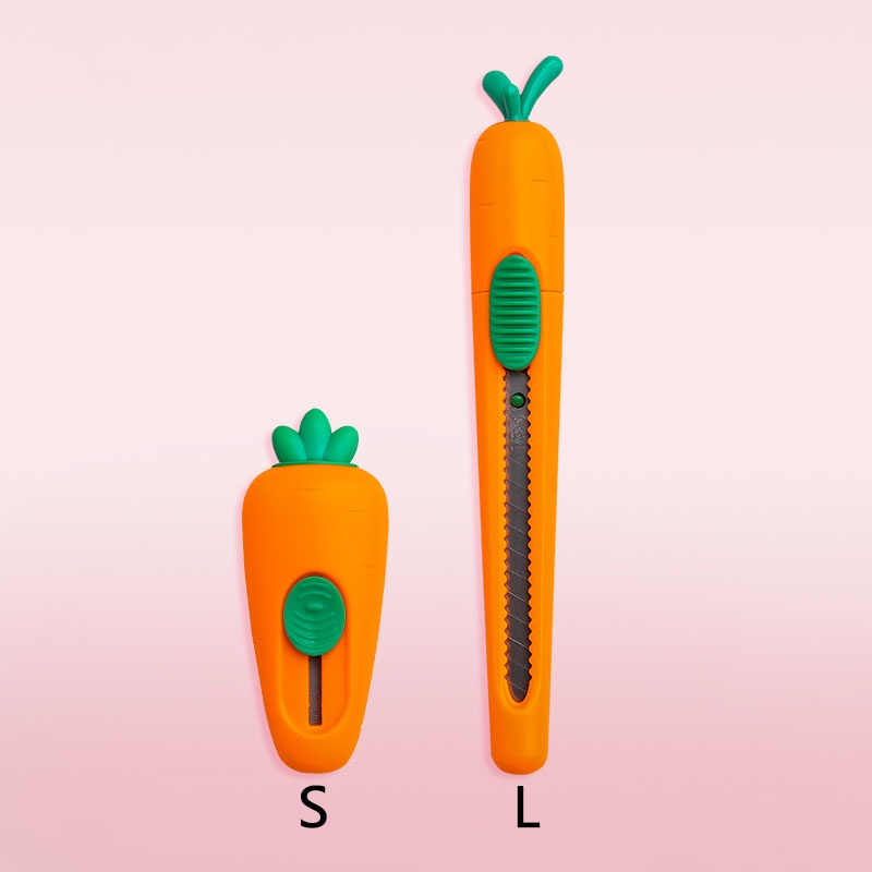 M&amp;G Cute Cartoon Carrots Utility Knife Student Pisau Pemotong Mini Portabel