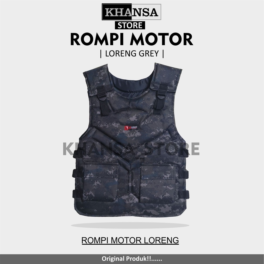 Rompi Motor Pelindung Dada Anti Angin Body Protector Aksesories Berkendara Safety Riding Bikers