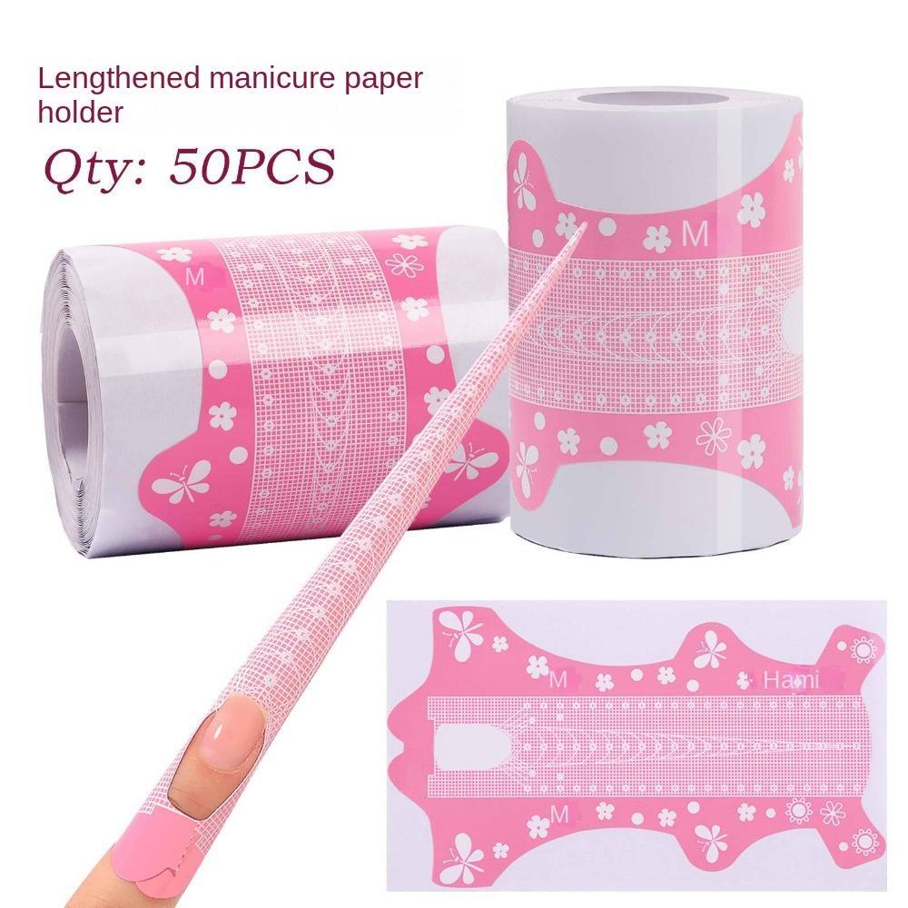 Needway   Nail Paper Tray Nail Supply Manicure DIY Nail Art Tools Perlengkapan Ekstensi Kuku Ekstensi Kuku Stensil