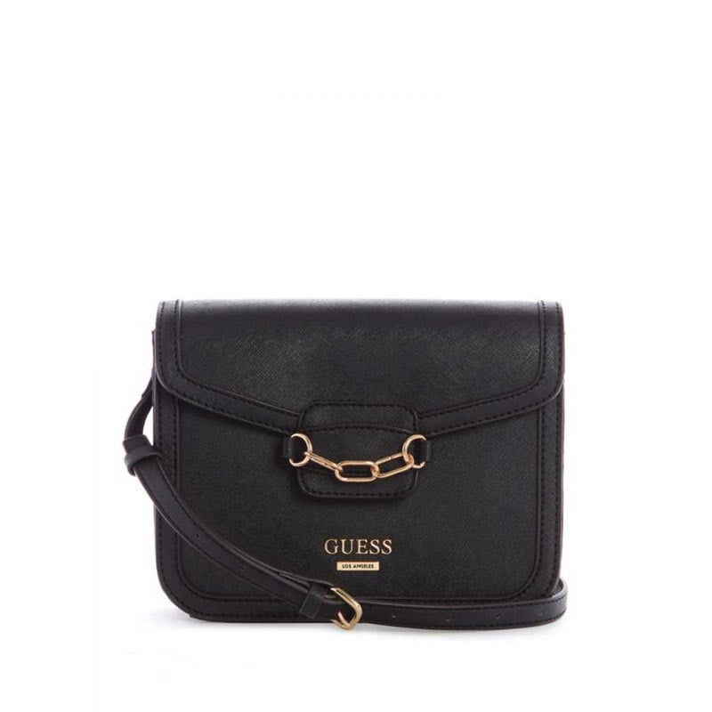 Tas Selempang Wanita Guess Flap Crossbody PU Leather Muat 7.5 Inch - Factory Outlet Import