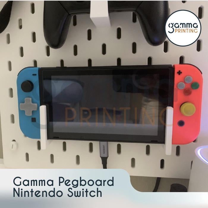 Pegboard Nintendo Switch Holder Bracket Stand Gamma