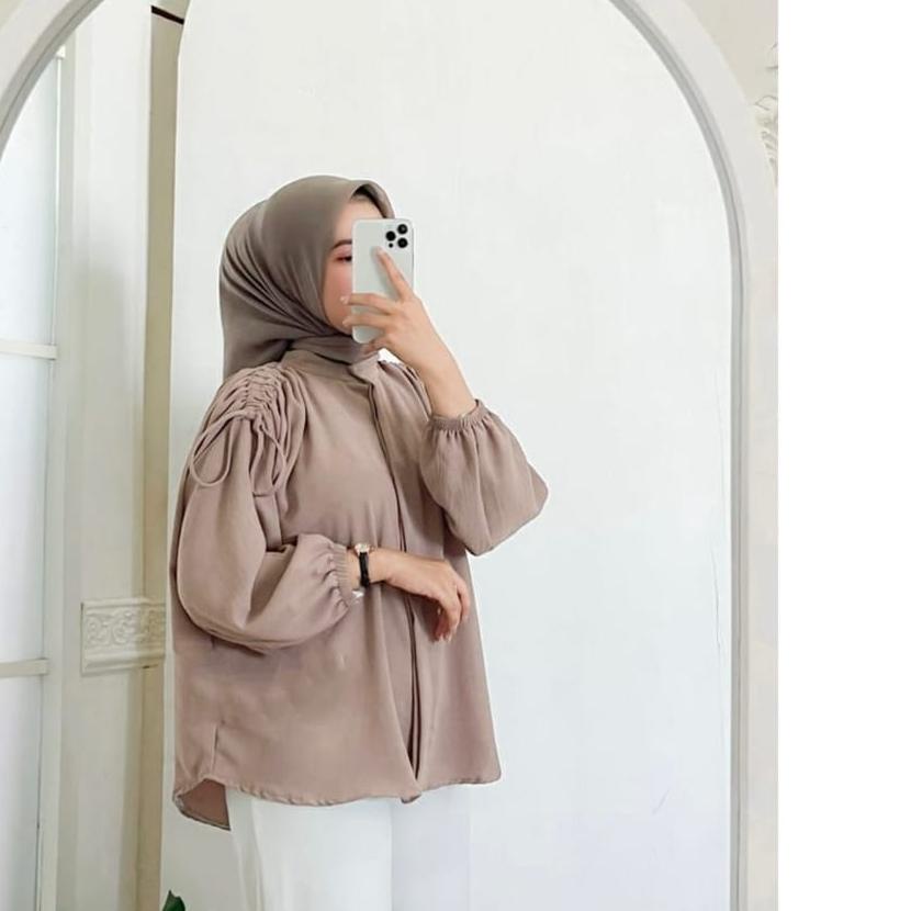 ⅍ RX Fashion - GAVI LENGAN SERUT / HEKSA BLOUSE / VARINKA YEMI KEMEJA BLOUSE   - NN ✼