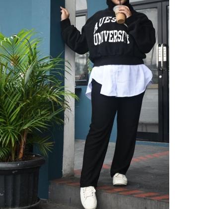 ♛ Rok penutup paha Winonamodest - GALORE Shirt Extender. Rok sambung baju pendek/crop ada Big Size ✰