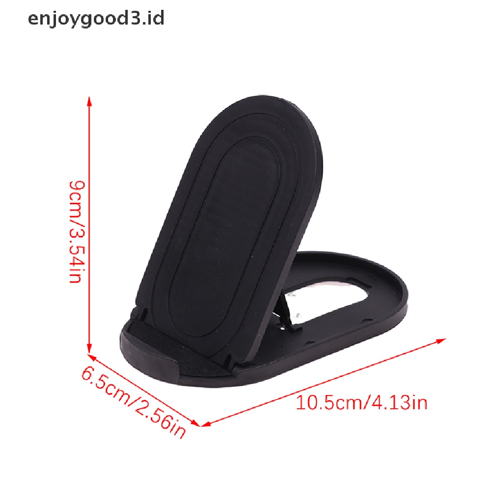 【 Rready Stock 】 Folding cell phone holder support Plastic stander Adjustable Smartphone Stand （ ID ）