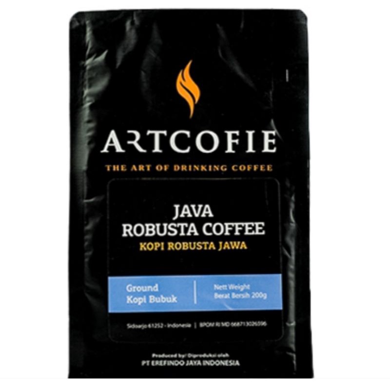 

Artcofie Kopi Bubuk Robusta 200gr / Java / Lampung