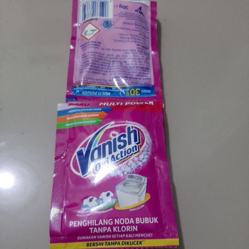 vanish oxi action bubuk saset 6x30gr