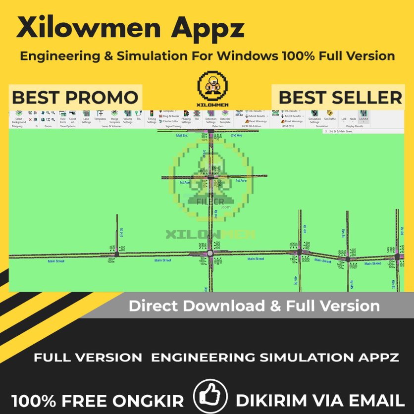 [Full Version] Synchro plus SimTraffic Pro Engineering Software Lifetime Win OS