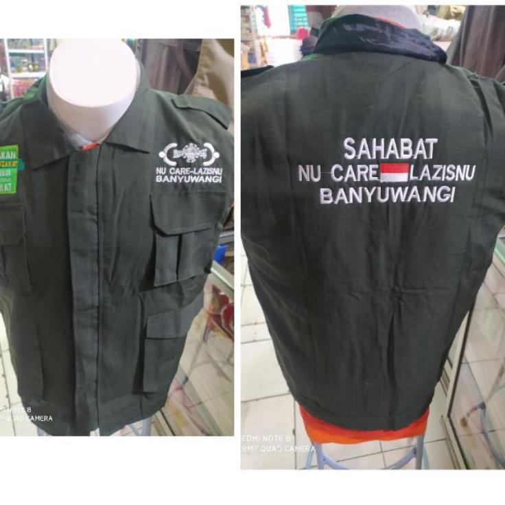 ☛ Rompi Lazisnu bordir depan belakang ♥