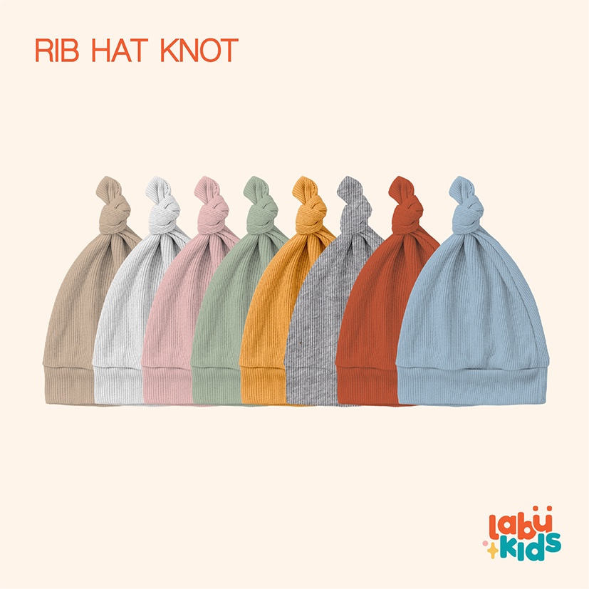 Labu Kids - Baby HAT KNOT / Topi Simpul Bayi Beanie Topi Anak Bayi Balita Lucu Baby Hat Kids Accessories