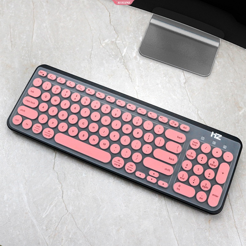 Skin Cover Keyboard Desktop Wireless Anti Debu Silikon Untuk Keyboard Combo Nirkabel Logitech K780 Slim [ZXL]