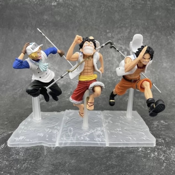 ✿ BISA COD✿ Luffy Ace Sabo MAGAZINE DREAM Action Figure One Piece