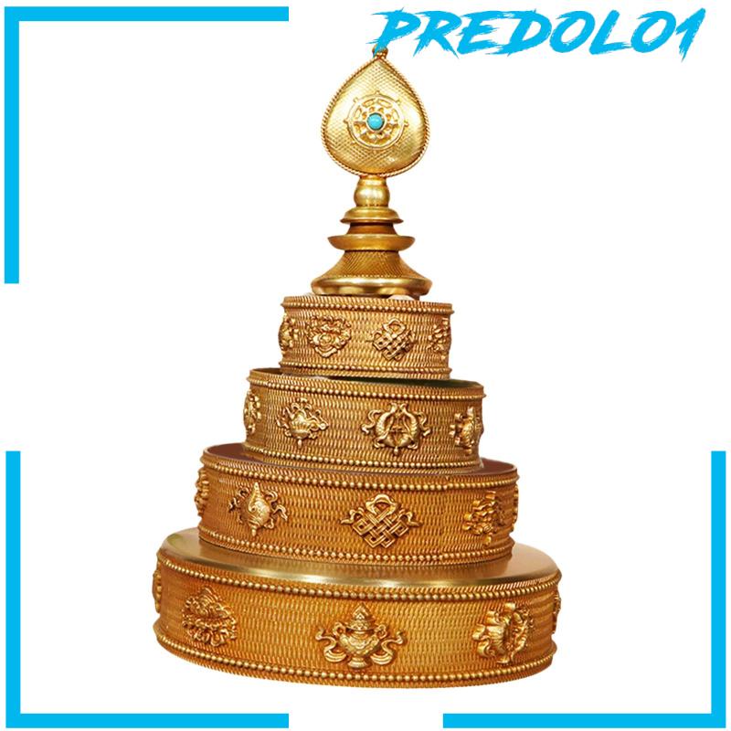 [Predolo1] Manzanar Pan Tray Buddha Tibet Persembahan Buddha Tembaga Menguntungkan