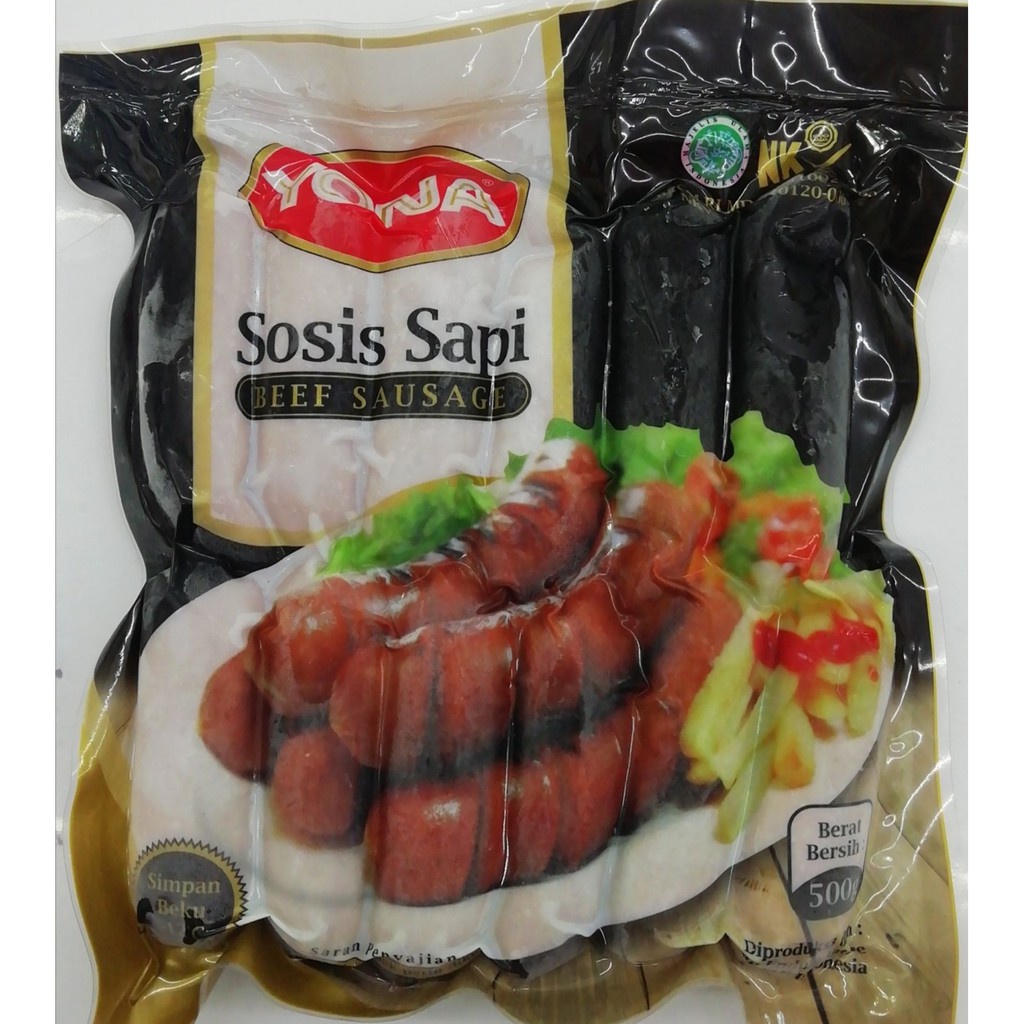 

Yona Sosis Bakar Beef Sausage 500gr