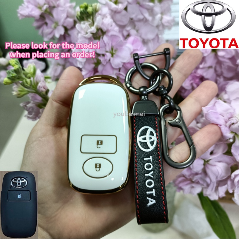 【 Ready stock 】 For Toyota Raize 2022 New Veloz 2022 Plating TPU Case Cover Key Holder Car Key Accessories Keychian