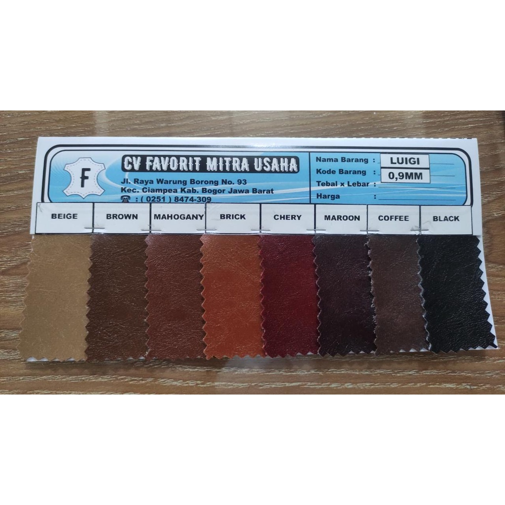 OSCAR LUIGI - KULIT SINTESIS / KULIT IMITASI - INTERIOR SOFA MEBEL FURNITURE PER 0,5M