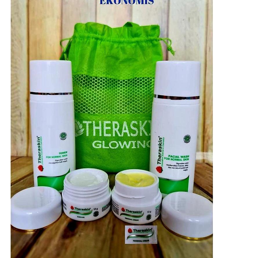♪ THERASKIN GLOWING PAKET CREAM  - THERASKIN GLOWING ORIGINAL  ➸