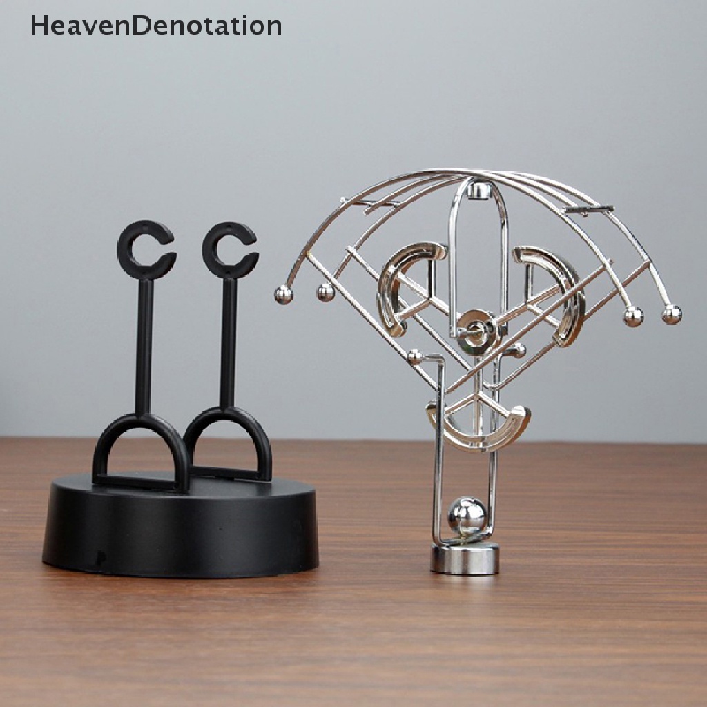 [HeavenDenotation] Sektor Parasut Gerak Abadi Dekorasi Meja Pendulum Newton Bola Chaos Swing Ornamen Anak Fisika Mainan Edukasi Ilmu Pengetahuan HDV