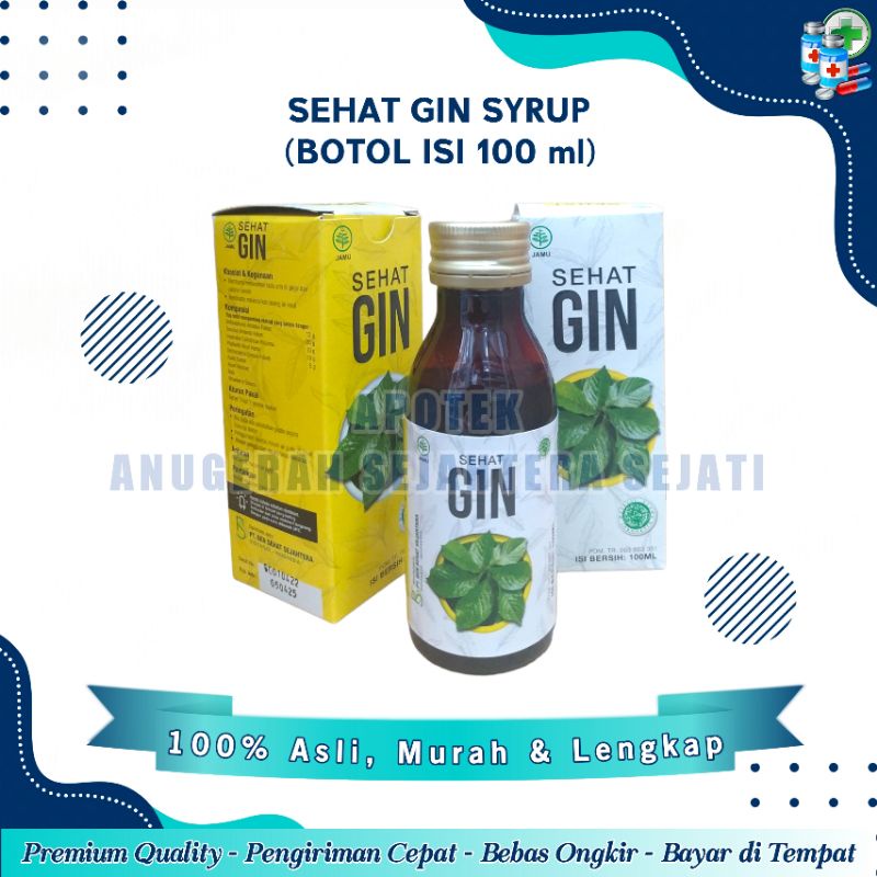 

Sehat Gin Sirup ~ Botol 100 ml