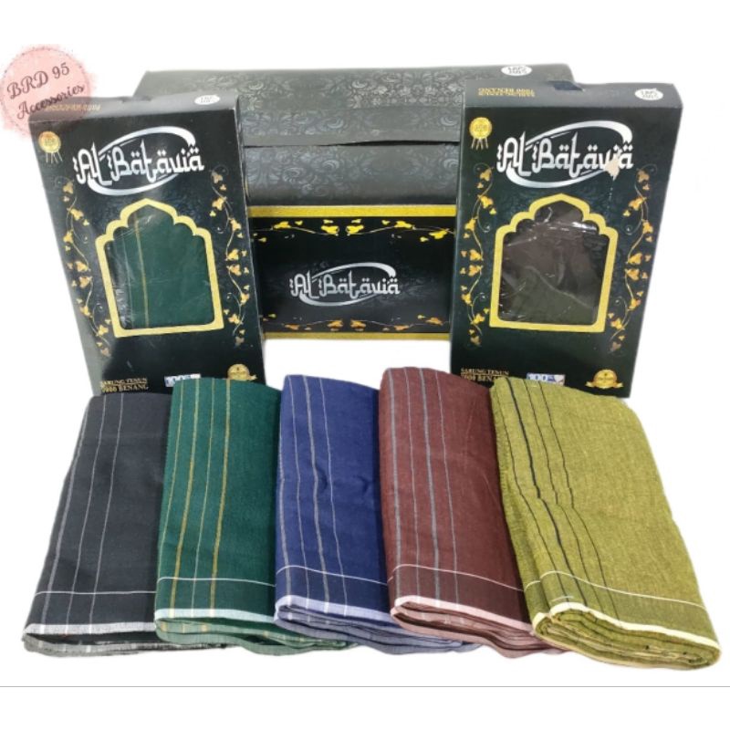 SARUNG TENUN DEWASA POLOS / AL BATAVIA POLOS WARNA RANDOM / MURAH