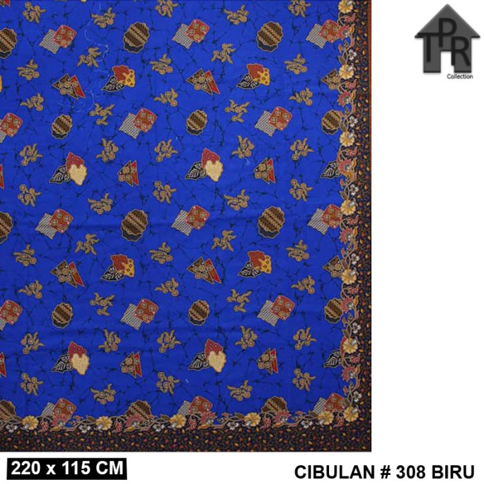 Kain Batik Seri CiBulan 220x115cm. Primisima Cap Cent Ori Unggul Jaya