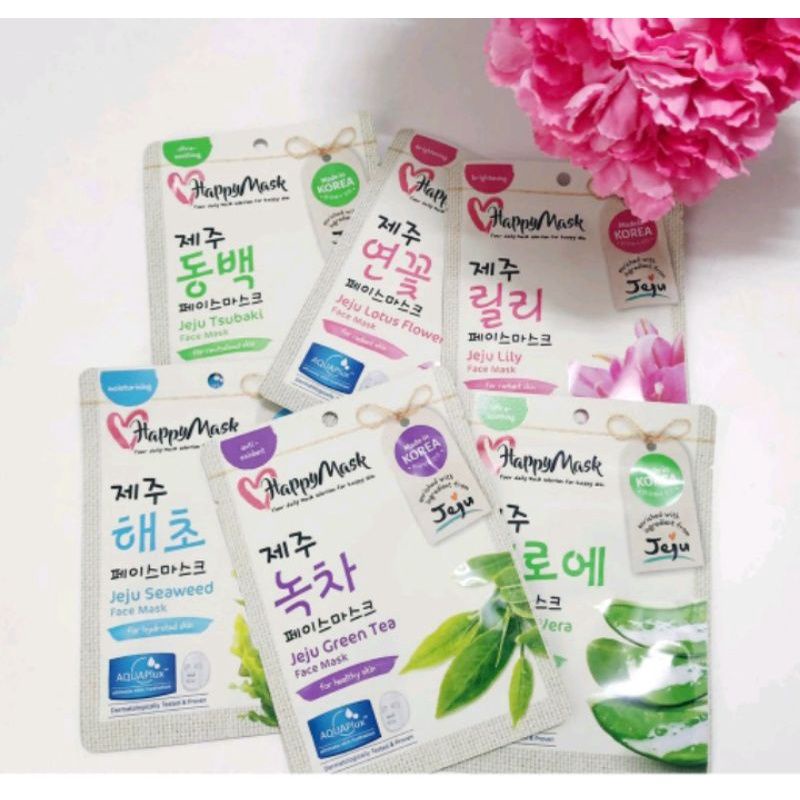 happy mask jeju facemask