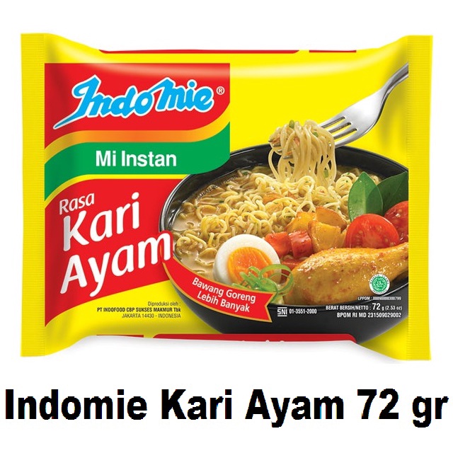 

Indomie Kari Ayam 72 gr