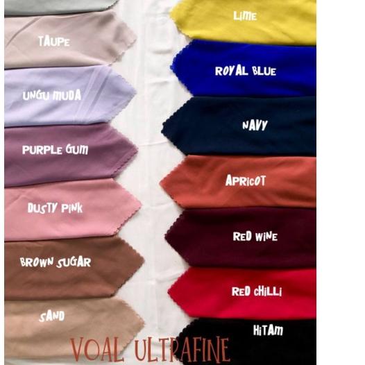 Trendy Kain Voal Ultrafine / Bahan voal ultrafine / voal tryspan ultrafine / voal  ~