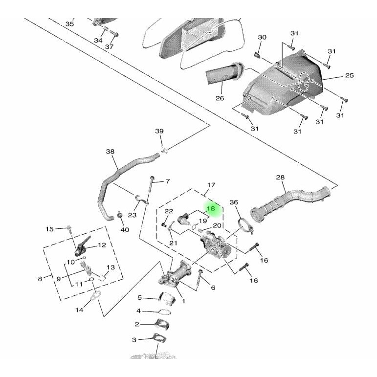 STEPPING SENSOR ISC CUK INJEKTOR FAZZIO GRAND FILANO ASLI ORI YAMAHA 2TD H5801 00