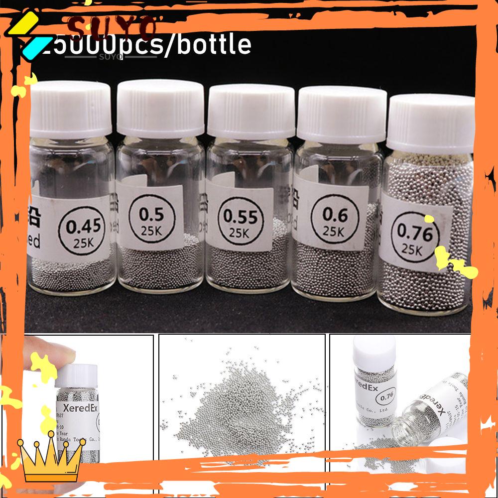 Suyo 25000 Pcs/Botol Reballing Bola Penjualan Panas Las Flux Solder Alat Aksesoris Memimpin Untuk ICchip