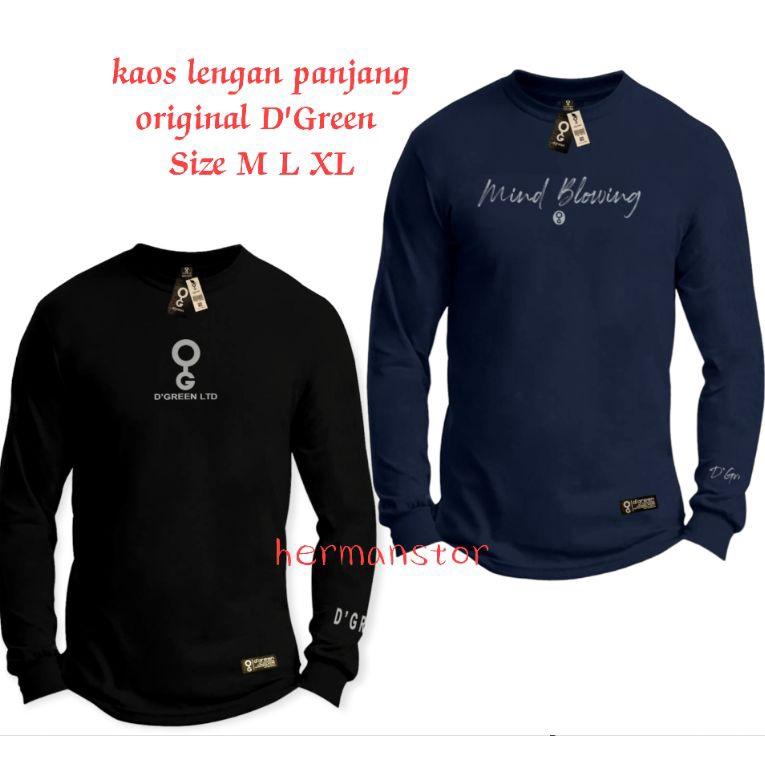 BOOMING Kaos Greenlight lengan panjang kaos ariel terbaru kaos distro kaos pria